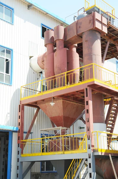 La planta de producción de mineral de cobre —  Fotos de Stock
