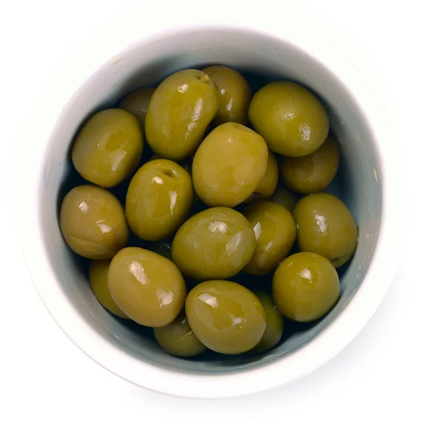Oliven in einer Schüssel — Stockfoto