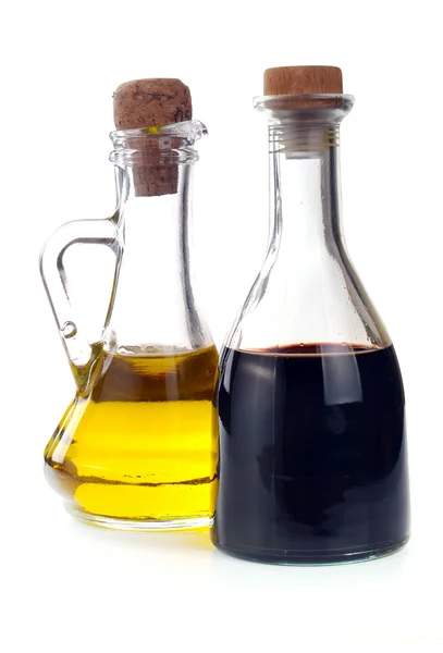 Aceto balsamico e olio d'oliva — Foto Stock