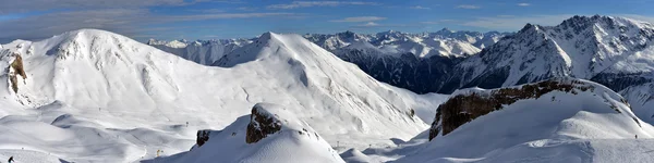 Vinter panorama över alperna — Stockfoto