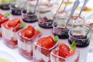 Tiramisu, Panna cotta, Creme brulee