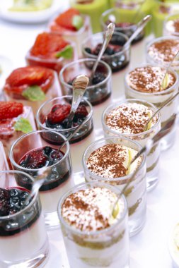 Tiramisu, Panna cotta, Creme brulee
