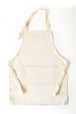 apron top view, minimalistic concept 