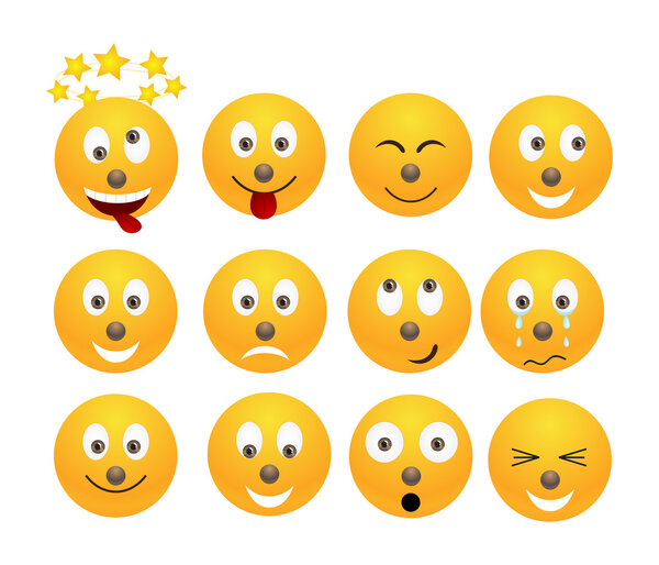 Набор смайликов
.