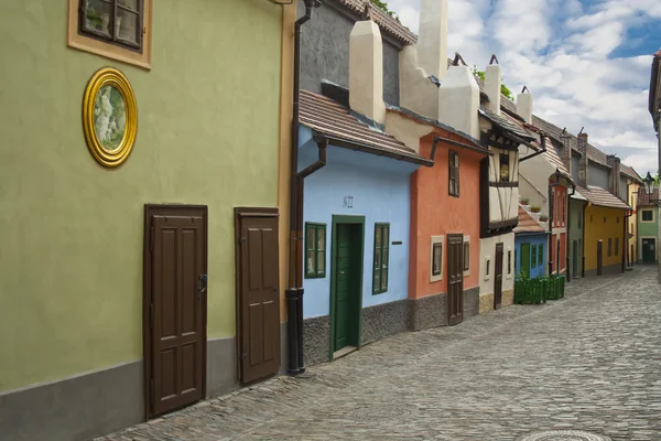 Goldene Straße. Prag. — Stockfoto