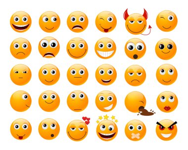 Turuncu smiles kümesi