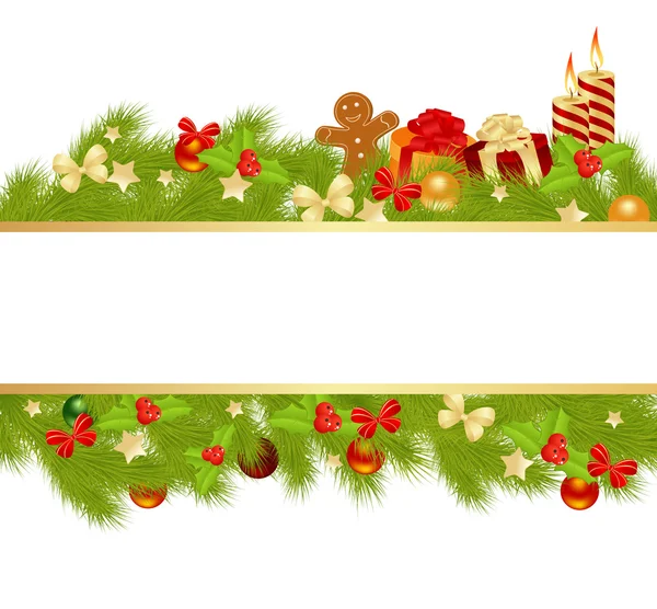 Kerstkaart — Stockvector