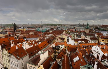 çatıları Prag