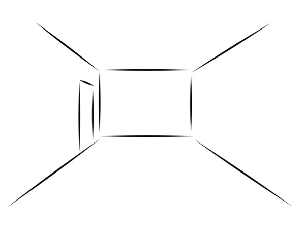 Stanza vuota — Vettoriale Stock