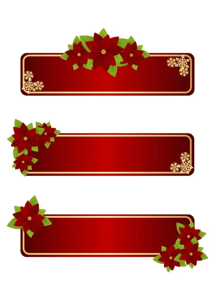 Christmas labels — Stock Vector