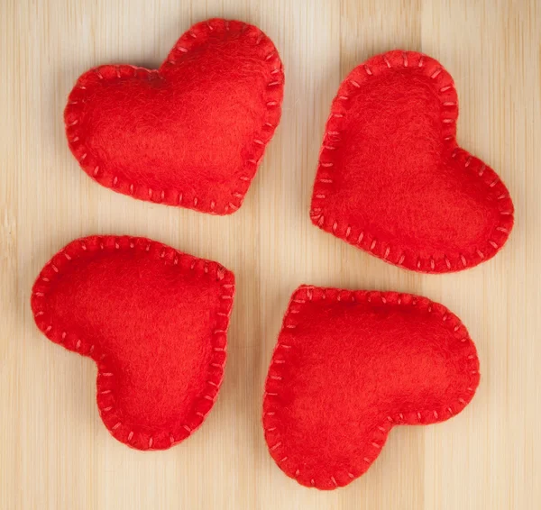 Red hearts — Stock Photo, Image