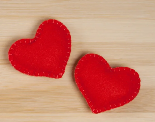 Red hearts — Stock Photo, Image