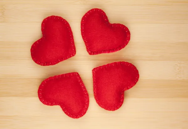 Red hearts — Stock Photo, Image