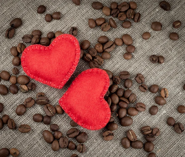 Red hearts — Stock Photo, Image