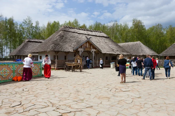 Ethnographic park "Ethnomir" in Russia — Stock Photo, Image