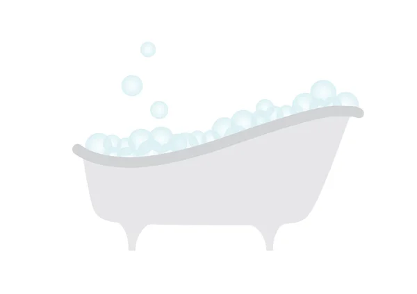 Bagno con bolle — Vettoriale Stock