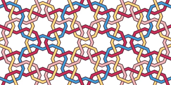 Persiska geometriska mosaik mönster för Ramadan kort — Stock vektor