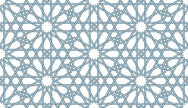 Перський геометричний мозаїчний візерунок для Рамадан. Ліцензійні Стокові Ілюстрації