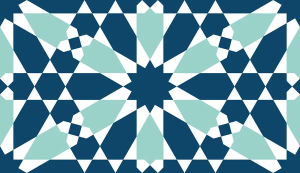 Modello islamico geometrico persiano per scheda Ramadan — Vettoriale Stock