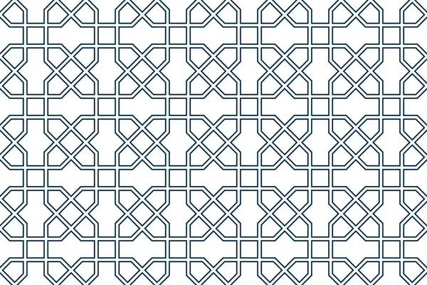 Persian geometric mosaic pattern for Ramadan card — Stock Vector