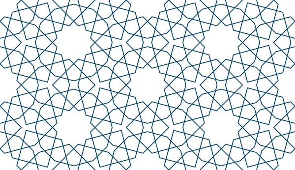 拉马丹卡用波斯几何马赛克图案 — 图库矢量图片