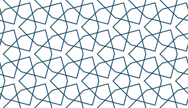 Perský geometrický mozaikový vzor pro ramadánskou kartu Stock Ilustrace