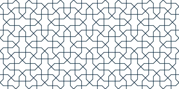 Padrão de mosaico geométrico persa para cartão Ramadan — Vetor de Stock