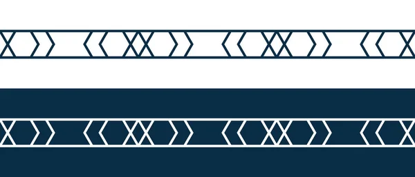 Islamic ornament pattern border for Ramadan card — Stock Vector
