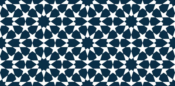 Персидская геометрическая мозаика для карты Рамадана — стоковый вектор