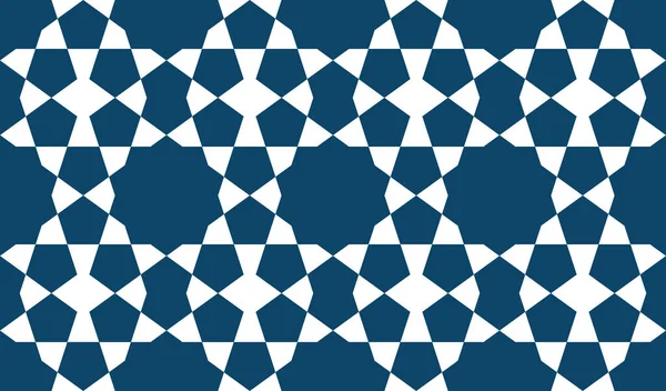 Modello di mosaico geometrico persiano per scheda Ramadan — Vettoriale Stock