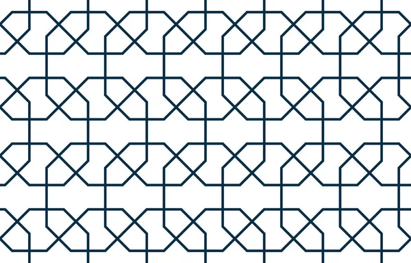 Persische geometrische Mosaikmuster für Ramadan-Karte — Stockvektor