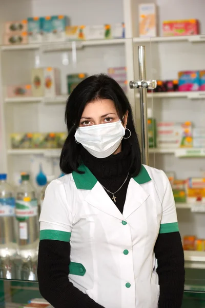 Doctor at pharmacy — Stock Photo, Image