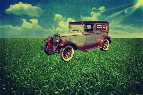 Ρετρό το αυτοκίνητο. vintage — Φωτογραφία Αρχείου