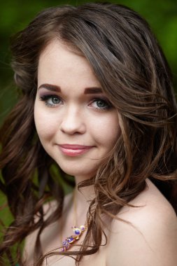 güzel genç kız portresi