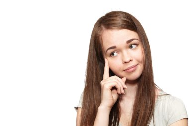 düşünceli genç erkek portresi