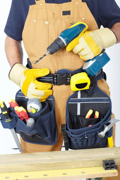 Mature Contractor. The carpenter — Stock Photo, Image