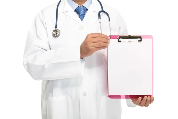 Médico sobre fondo blanco — Foto de Stock