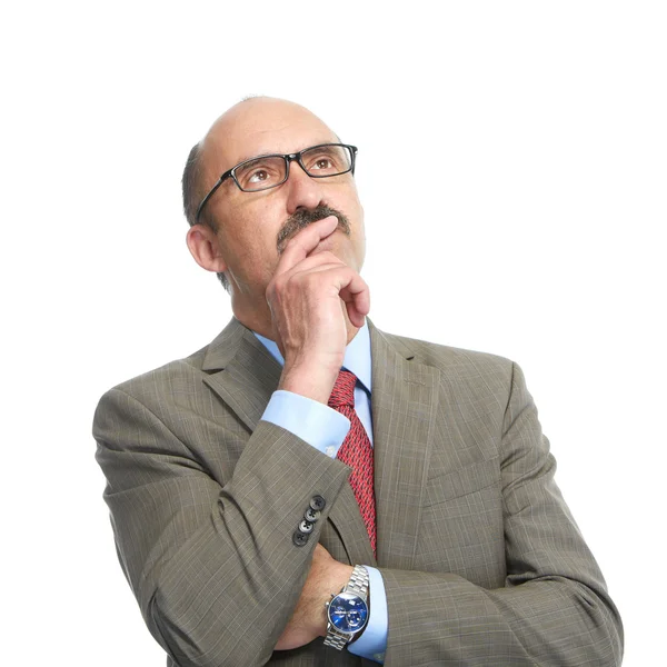 The businessman in spectacles — Stock Photo, Image