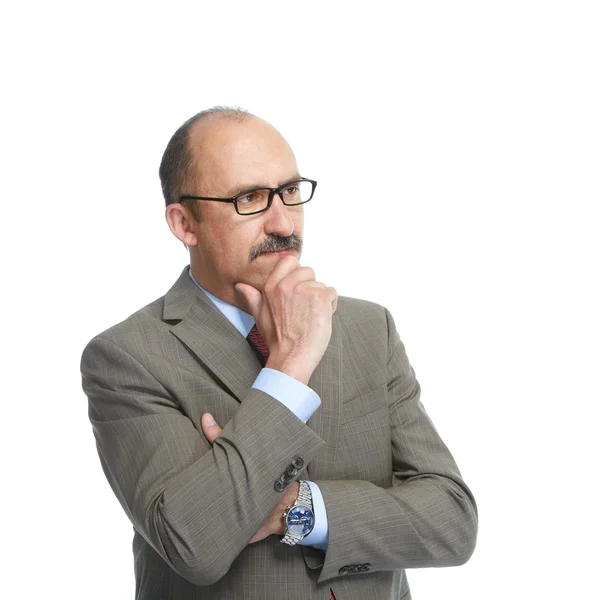 The businessman in spectacles — Stock Photo, Image