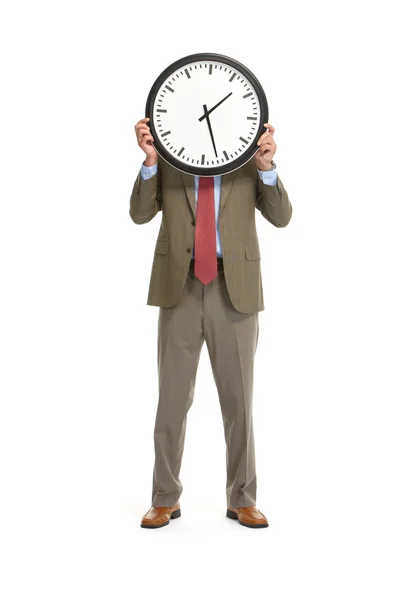 Businessman on a white background — Stock Photo, Image