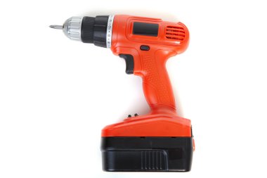 The battery-powered drill