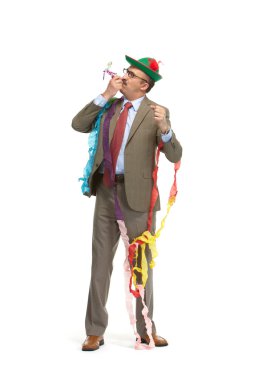 Businessman and holiday clipart
