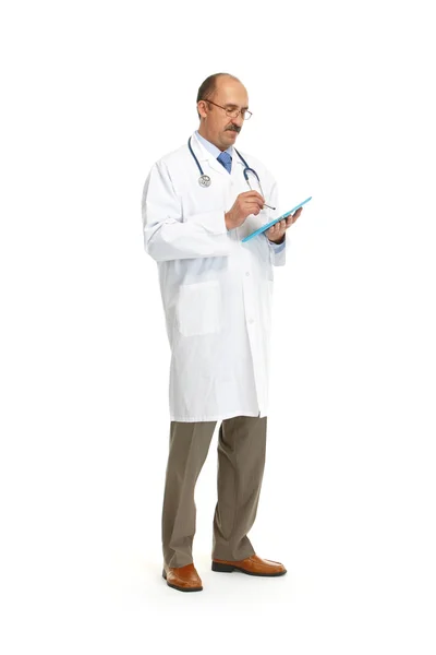 The doctor with notebook — Stock Photo, Image