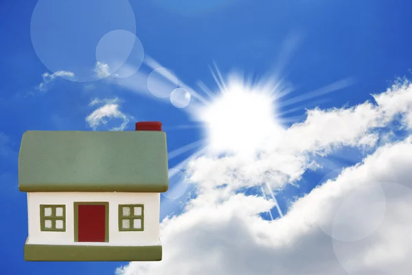 The house in the sky — Stock Photo, Image