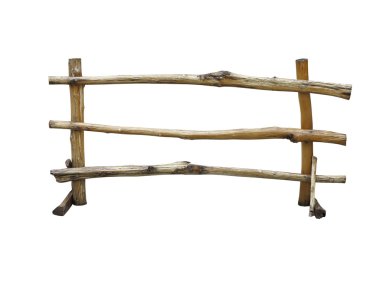 ahşap çit üzerinde beyaz izole Ranch