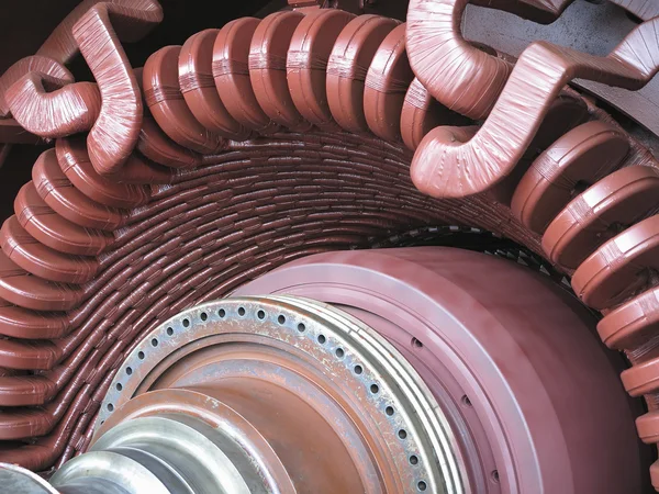 Electric power generator and steam turbine during repair — Stock Photo, Image