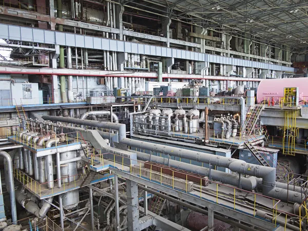 Elgenerator och ångturbin under reparation — Stockfoto