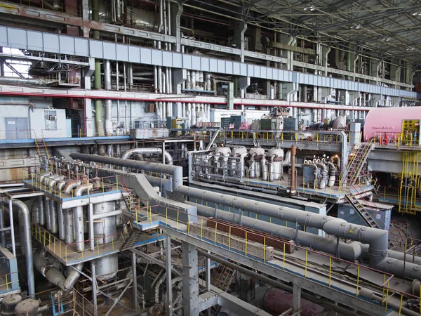 Generador de energía y turbina de vapor durante la reparación — Foto de Stock