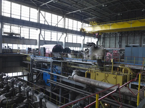 Generador de energía y turbina de vapor durante la reparación —  Fotos de Stock