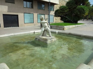 TARRAGONA, SPAIN - 06.07.2022: Fountain 